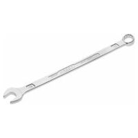 Combination wrench ∙ extra long ∙ slim design 15 mm Outside 12-point traction profile