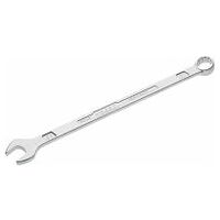 Combination wrench ∙ extra long ∙ slim design 21 mm Outside 12-point traction profile