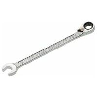 Ratcheting combination wrench 9 mm Outside 12-point traction profile