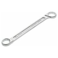 Double box-end wrench 25 x 28 mm Outside 12-point traction profile