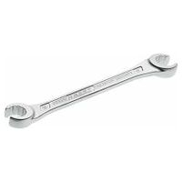 Double box-end wrench ∙ open 16 x 18 mm Outside 12-point profile