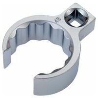 Box-end wrench ∙ 12-point ∙ open 46 mm Outside 12-point profile Square, hollow 12.5 mm (1/2 inch)
