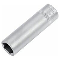 Socket ∙ hexagon 10 mm Outside hexagon traction profile Square, hollow 6.3 mm (1/4 inch)