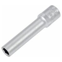 Socket ∙ 1/4 inch (6.3 mm) square, hollow ∙ Outside hexagon traction profile ∙ Size 5.5 mm