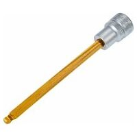 Screwdriver socket 5 mm Inside hexagon profile Square, hollow 10 mm (3/8 inch) With ball-head