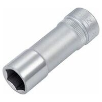 Socket ∙ hexagon 12 mm Outside hexagon traction profile Square, hollow 10 mm (3/8 inch)
