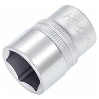 Socket ∙ 1/2 inch (12.5 mm) square, hollow ∙ Outside hexagon traction profile ∙ Size 20 mm