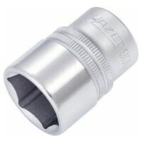 Llave de vaso ∙ hexagonal ∙ Cuadrado hueco 12,5 mm (1/2 pulgadas) ∙ Perfil de tracción hexagonal exterior ∙ 22 ∙ 41.5 mm