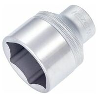 Socket ∙ 1/2 inch (12.5 mm) square, hollow ∙ Outside hexagon traction profile ∙ Size 36 mm