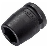 Impact socket ∙ hexagon 17 mm Outside hexagon traction profile Square, hollow 12.5 mm (1/2 inch)