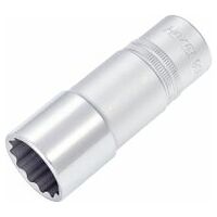 Socket ∙ 1/2 inch (12.5 mm) square, hollow ∙ Outside 12-point traction profile ∙ Size 24 mm