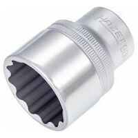 Socket ∙ 1/2 inch (12.5 mm) square, hollow ∙ Outside 12-point traction profile ∙ Size 30 mm