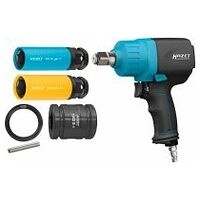 Impact wrench ∙ with assortment 17 ∙ 19 Square, solid 20 mm (3/4 inch) 1890 Nm
