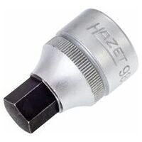 Screwdriver socket 12 mm Inside hexagon profile Square, hollow 12.5 mm (1/2 inch)