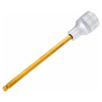 Screwdriver socket 6 mm Inside hexagon profile Square, hollow 12.5 mm (1/2 inch) With ball-head