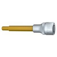 Screwdriver socket 6 mm Inside hexagon profile Square, hollow 12.5 mm (1/2 inch)