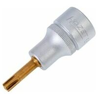 Screwdriver socket M6 Spline Socket Ribe-CV Square, hollow 12.5 mm (1/2 inch)