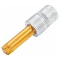 Screwdriver socket ∙ TORX® T60 Inside TORX® profile Square, hollow 12.5 mm (1/2 inch)