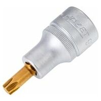 Screwdriver socket ∙ TORX® T40 Inside TORX® profile Square, hollow 12.5 mm (1/2 inch)