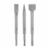 Jeu de burins SDS+ (3 pièces) snp