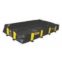 Containment tray, foldable, drive-in Rigid-Lock Quick Berm®