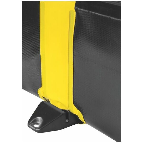 Containment tray can be folded and moved Rigid-Lock Quick Berm®