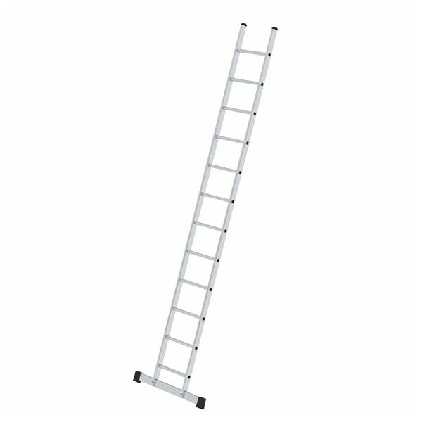 Enkelsporige ladder met standaard dwarsbalk 12 sporten