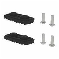 nivello®-voetplaat elektrisch geleidend voor stijlhoogte 58/73 mm
