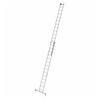 Ladderverlenging 2-delig met nivello® dwarsligger 2x14 sporten