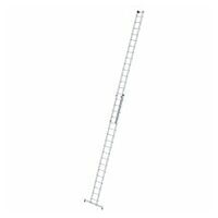 Ladderverlenging 2-delig met nivello®-dwarsbalk 2x18 sporten