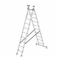 Multifunctionele ladder 2-delig met nivello® traverse 2x10 sporten