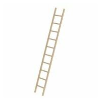 Sport enkele ladder hout zonder dwarsbalk 10 sporten