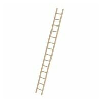 Sport enkele ladder hout zonder dwarsbalk 14 sporten
