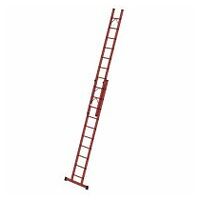 Ladderverlenging 2-delig GVK met standaard dwarsbalk 2x10 sporten