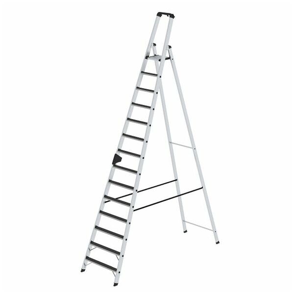 Stufen-Stehleiter einseitig begehbar mit clip-step R13 14 Stufen