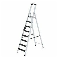 Stufen-Stehleiter einseitig begehbar mit clip-step relax 8 Stufen