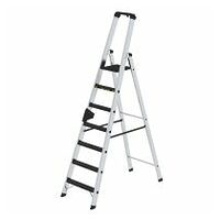 Stufen-Stehleiter 250 kg einseitig begehbar mit clip-step R13 7 Stufen