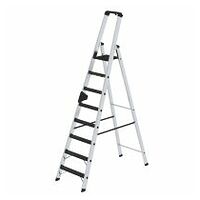 Stufen-Stehleiter 250 kg einseitig begehbar mit clip-step R13 8 Stufen