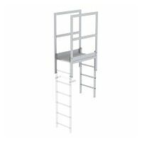 Attica ladder, geanodiseerd aluminium