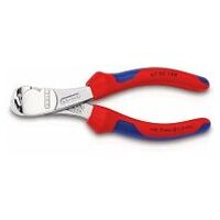 High Leverage End Cutting Nipper with multi-component grips chrome-plated 140 mm