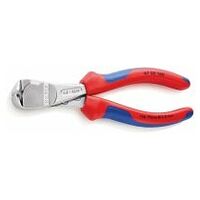 High Leverage End Cutting Nipper with multi-component grips chrome-plated 160 mm