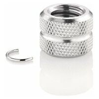 Knurled nut with spring for 83 015