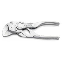 Pliers Wrench XS pliers and a wrench in a single tool embossed, rough surface chrome-plated 100 mm