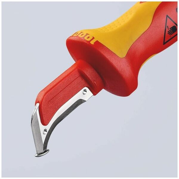 Kabelmes met VDE-isolatie, met glijschoen