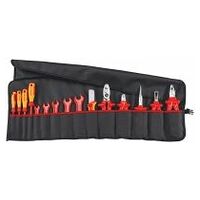 Tool Roll 15 parts with insulated tools for works on electrical installations