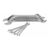 Double open ended spanner set  10