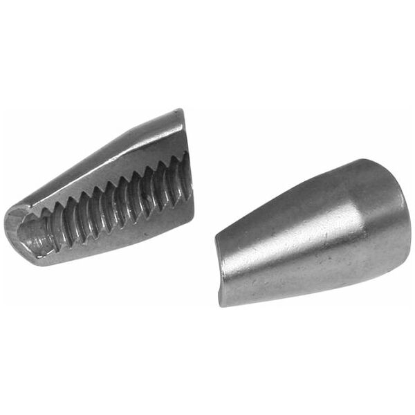 Pair of spare chuck jaws for hand pop riveter No. 770200 HOLEX