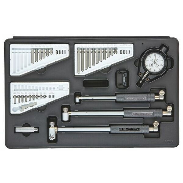 Precision bore gauge set with dial indicator  18-150 mm