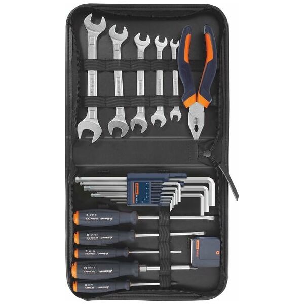 Tool kit 21 pieces in zip fastener case GARANT