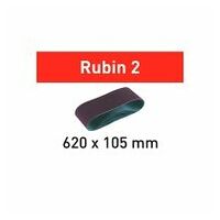 Schleifband Rubin 2 L620x105 P100 10tlg